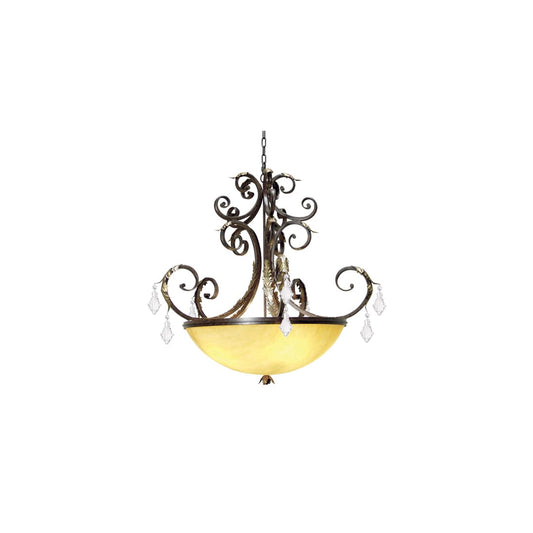 Serratina 5 Light 43" Wide Crystal Pendant Finish