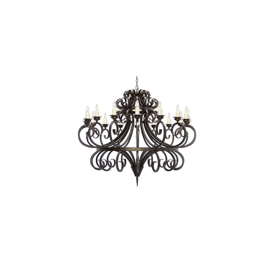 Symen 16 Light 60" Wide Taper Candle Style Chandelier