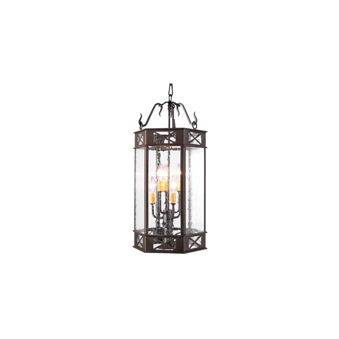 Gina 7 Light 14" Wide Taper Candle Pendant