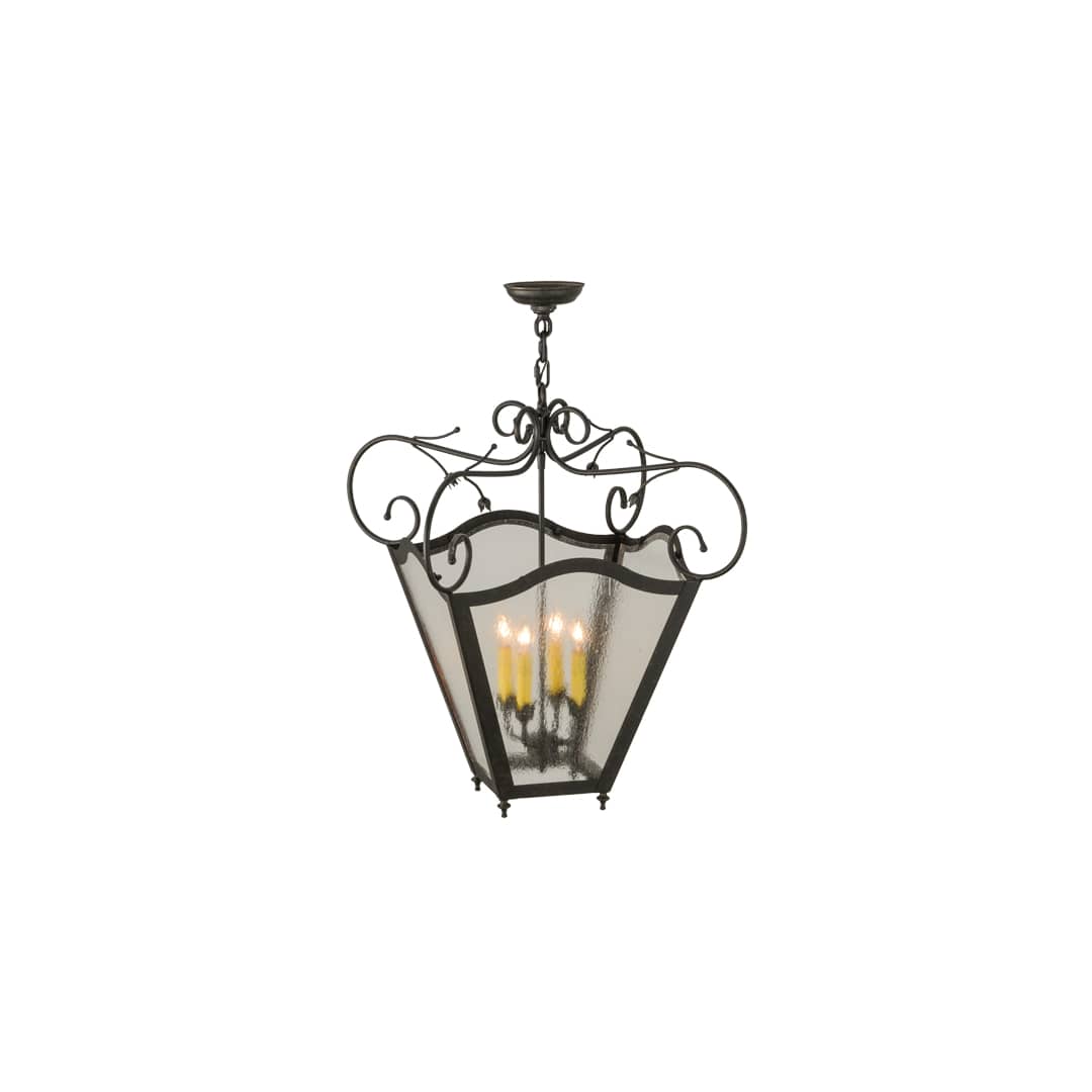 Terena 4 Light 29" Wide Taper Candle Pendant