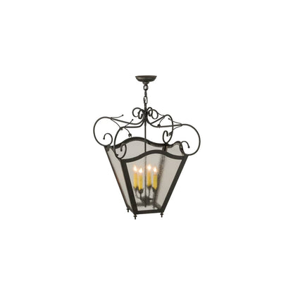 Terena 4 Light 29" Wide Taper Candle Pendant