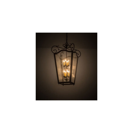 Tessa 8 Light 28" Wide Taper Candle Pendant