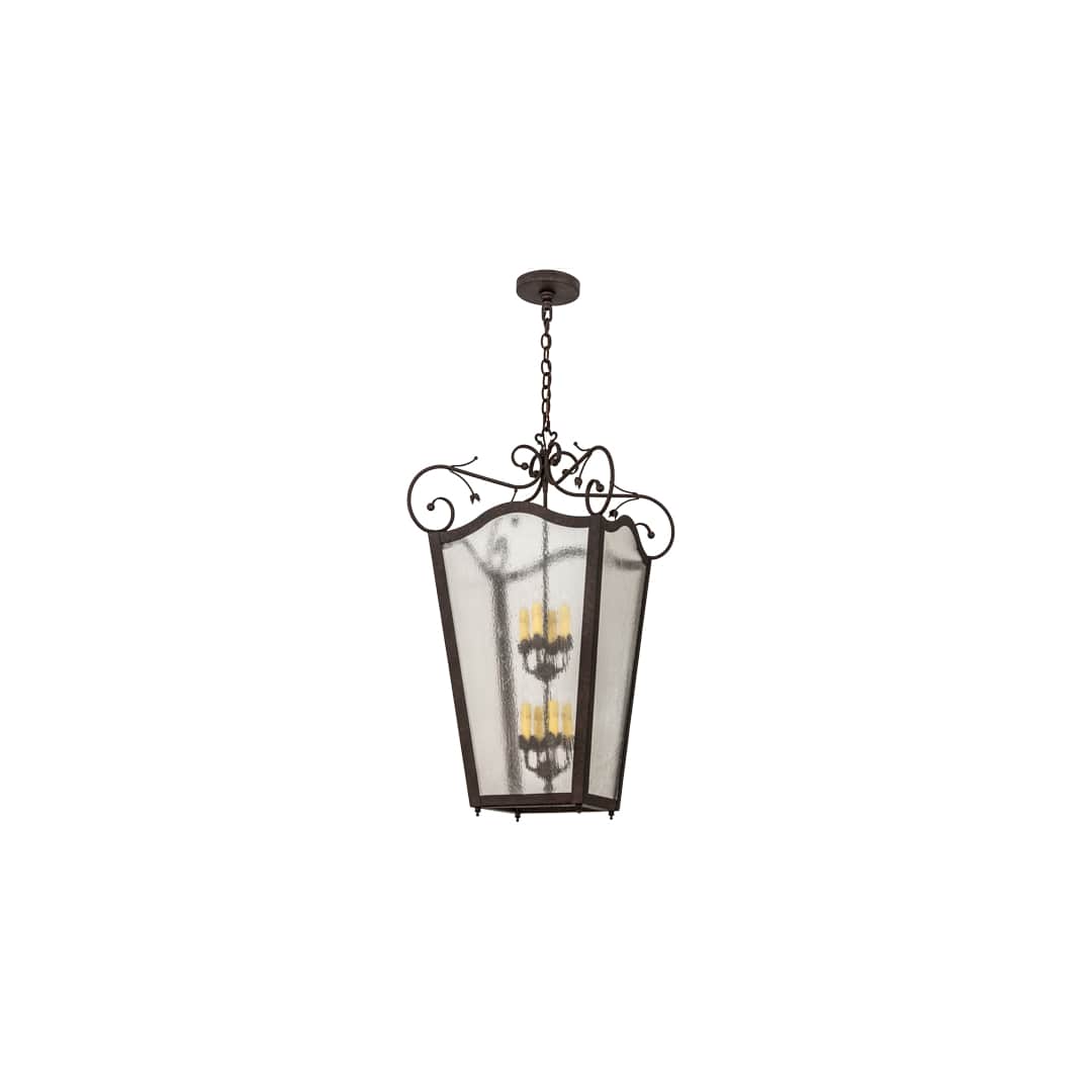 Tessa 8 Light 28" Wide Taper Candle Pendant