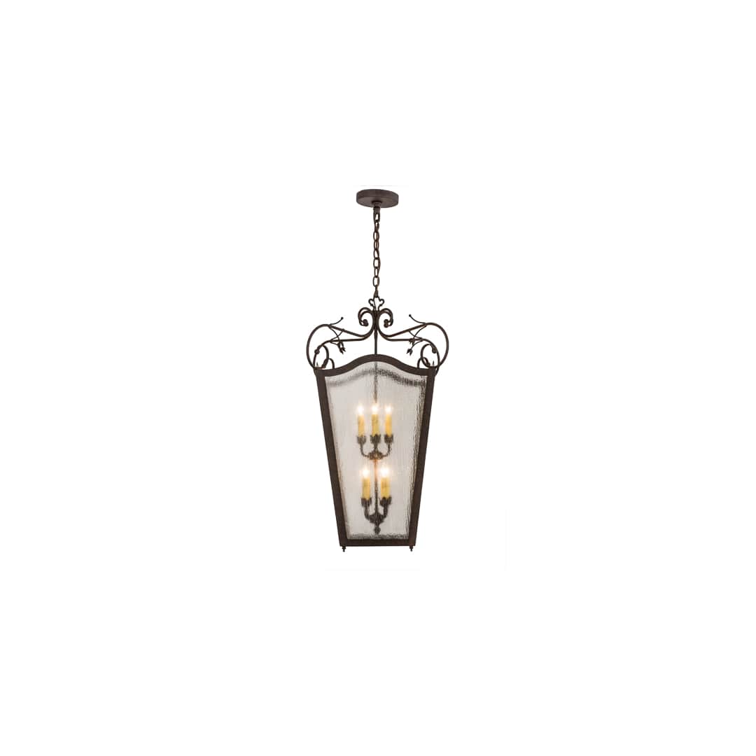 Tessa 8 Light 28" Wide Taper Candle Pendant