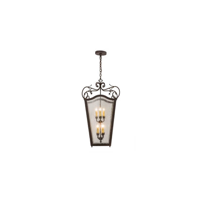 Tessa 8 Light 28" Wide Taper Candle Pendant