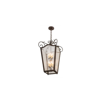 Tessa 8 Light 28" Wide Taper Candle Pendant