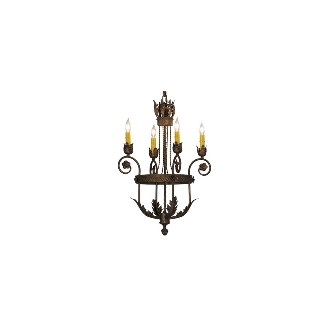 Antonia 4 Light 18" Wide Taper Candle Style Chandelier