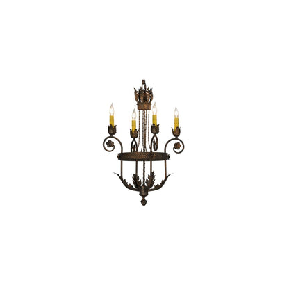 Antonia 4 Light 18" Wide Taper Candle Style Chandelier