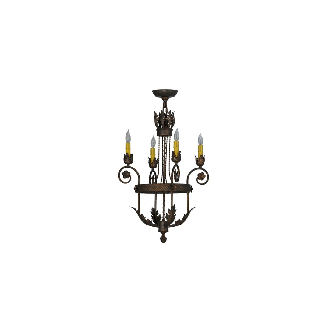 Antonia 4 Light 18" Wide Taper Candle Style Chandelier