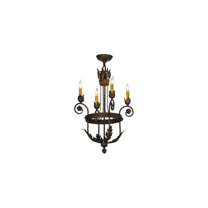 Antonia 4 Light 18" Wide Taper Candle Style Chandelier