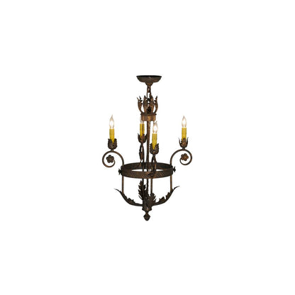 Antonia 4 Light 18" Wide Taper Candle Style Chandelier