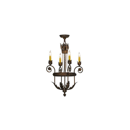 Antonia 4 Light 18" Wide Taper Candle Style Chandelier
