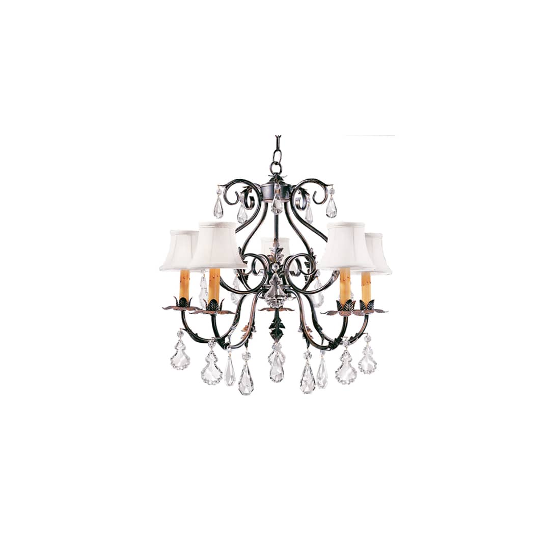 Chantilly 5 Light 24" Wide Crystal Chandelier