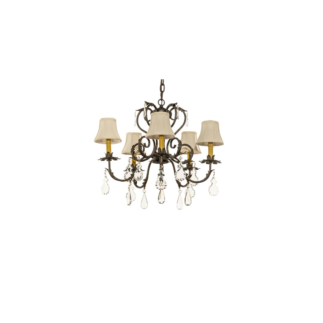 Chantilly 5 Light 24" Wide Crystal Chandelier