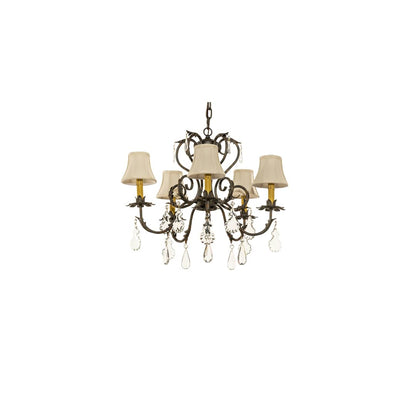 Chantilly 5 Light 24" Wide Crystal Chandelier