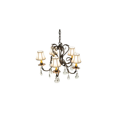 Chantilly 5 Light 24" Wide Crystal Chandelier