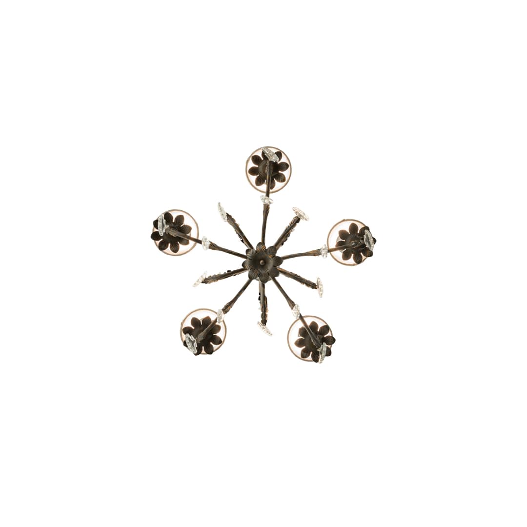 Chantilly 5 Light 24" Wide Crystal Chandelier