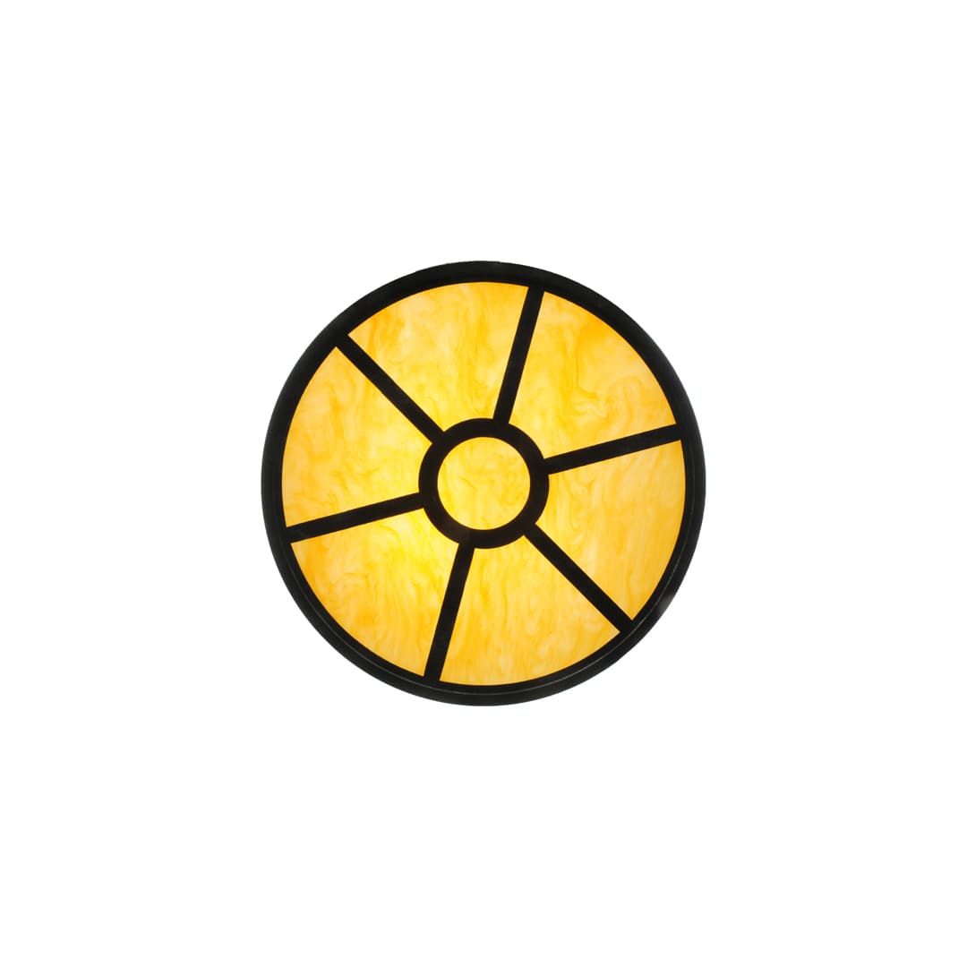 Donya 4 Light 26" Wide Semi-Flush Drum Ceiling Fixture - Cajun Spice Finish