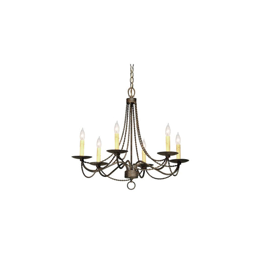 Edwin 6 Light 28" Wide Taper Candle Style Chandelier