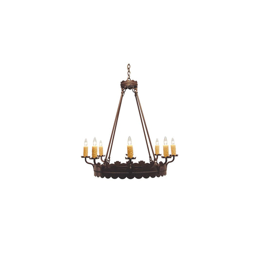 Sergio 8 Light 36" Wide Taper Candle Style Chandelier