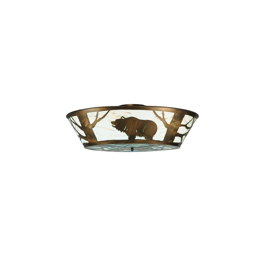 Grizzly Bear on the Loose 47" Wide LED Semi-Flush Ceiling Fixture