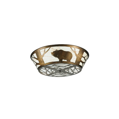Grizzly Bear on the Loose 47" Wide LED Semi-Flush Ceiling Fixture