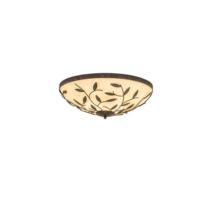 Branches 3 Light 24" Wide Flush Mount Bowl Ceiling Fixture