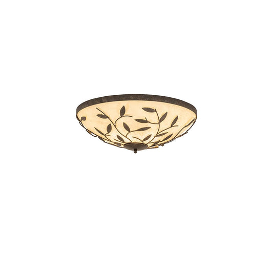Branches 3 Light 24" Wide Flush Mount Bowl Ceiling Fixture