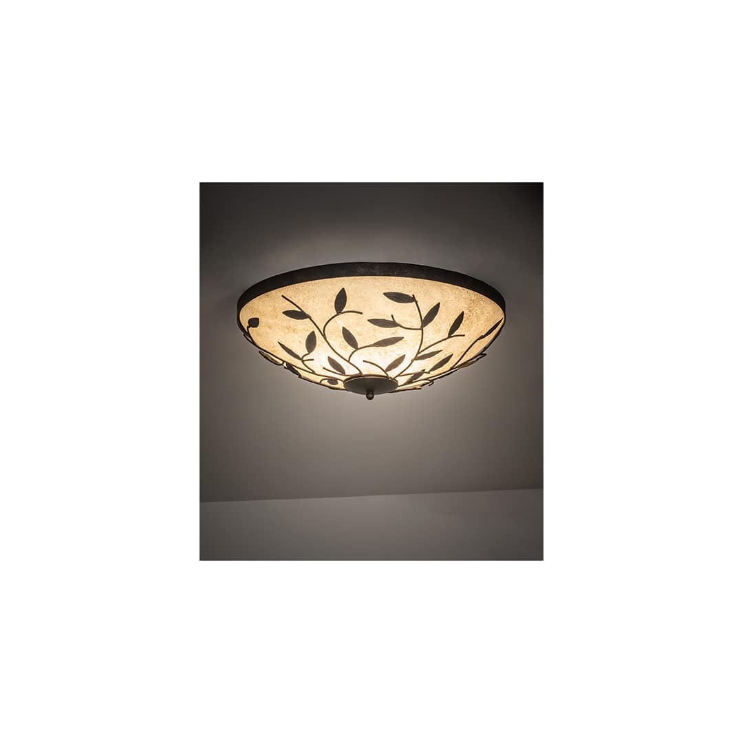 Branches 3 Light 24" Wide Flush Mount Bowl Ceiling Fixture