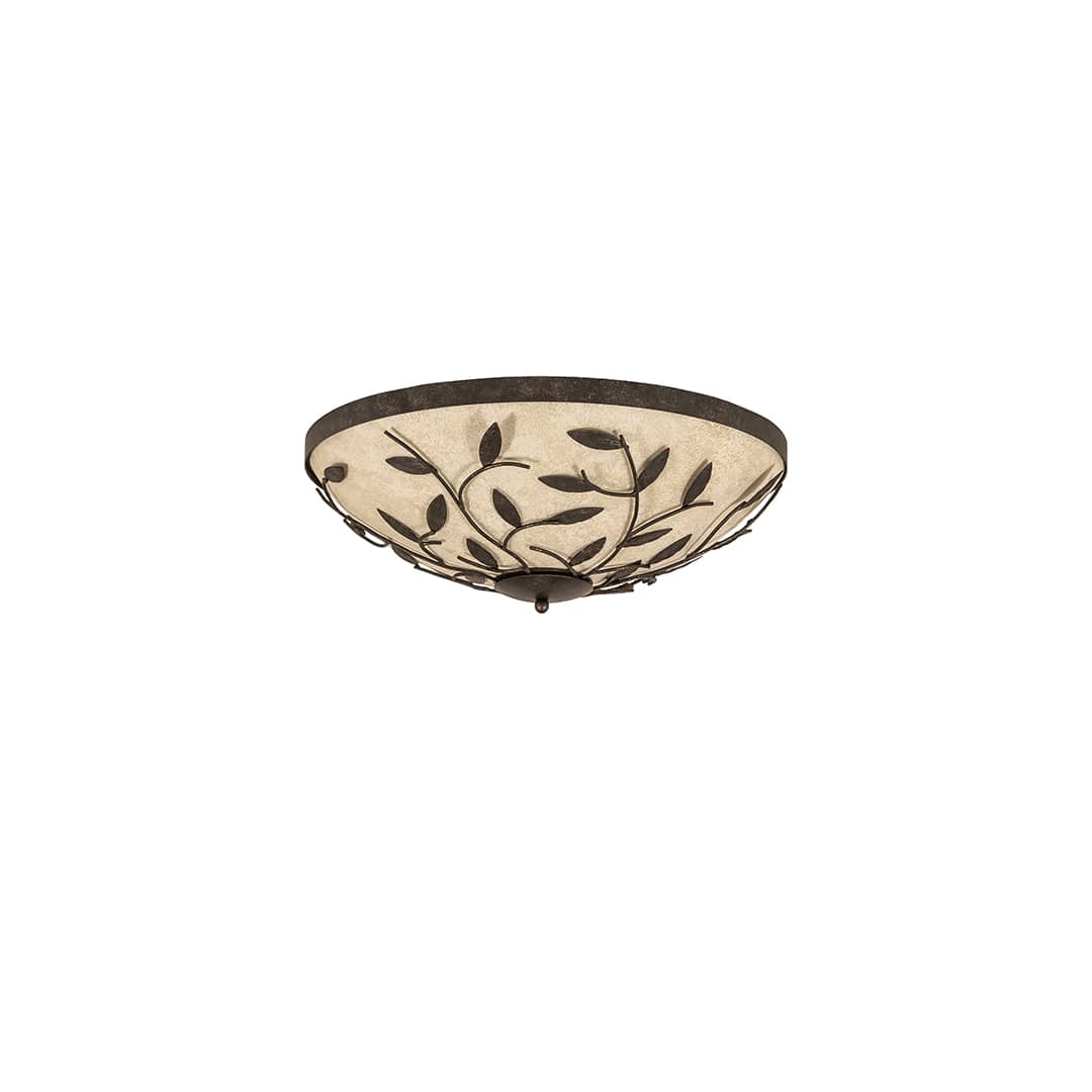 Branches 3 Light 24" Wide Flush Mount Bowl Ceiling Fixture