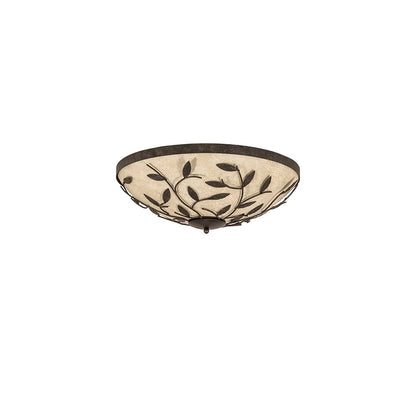 Branches 3 Light 24" Wide Flush Mount Bowl Ceiling Fixture