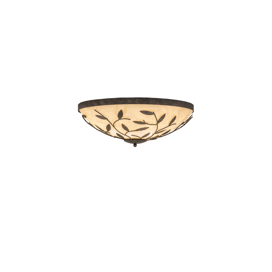 Branches 3 Light 24" Wide Flush Mount Bowl Ceiling Fixture