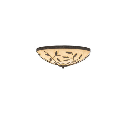 Branches 3 Light 24" Wide Flush Mount Bowl Ceiling Fixture