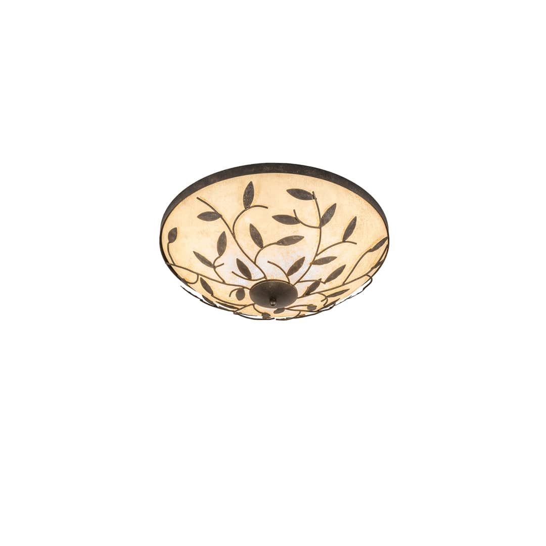 Branches 3 Light 24" Wide Flush Mount Bowl Ceiling Fixture