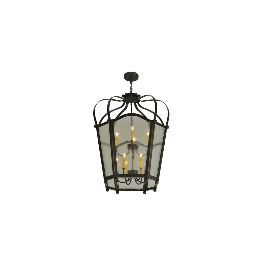 Citadel 10 Light 33" Wide Taper Candle Pendant