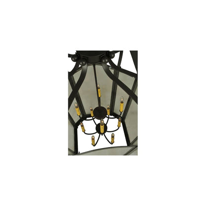 Citadel 10 Light 33" Wide Taper Candle Pendant