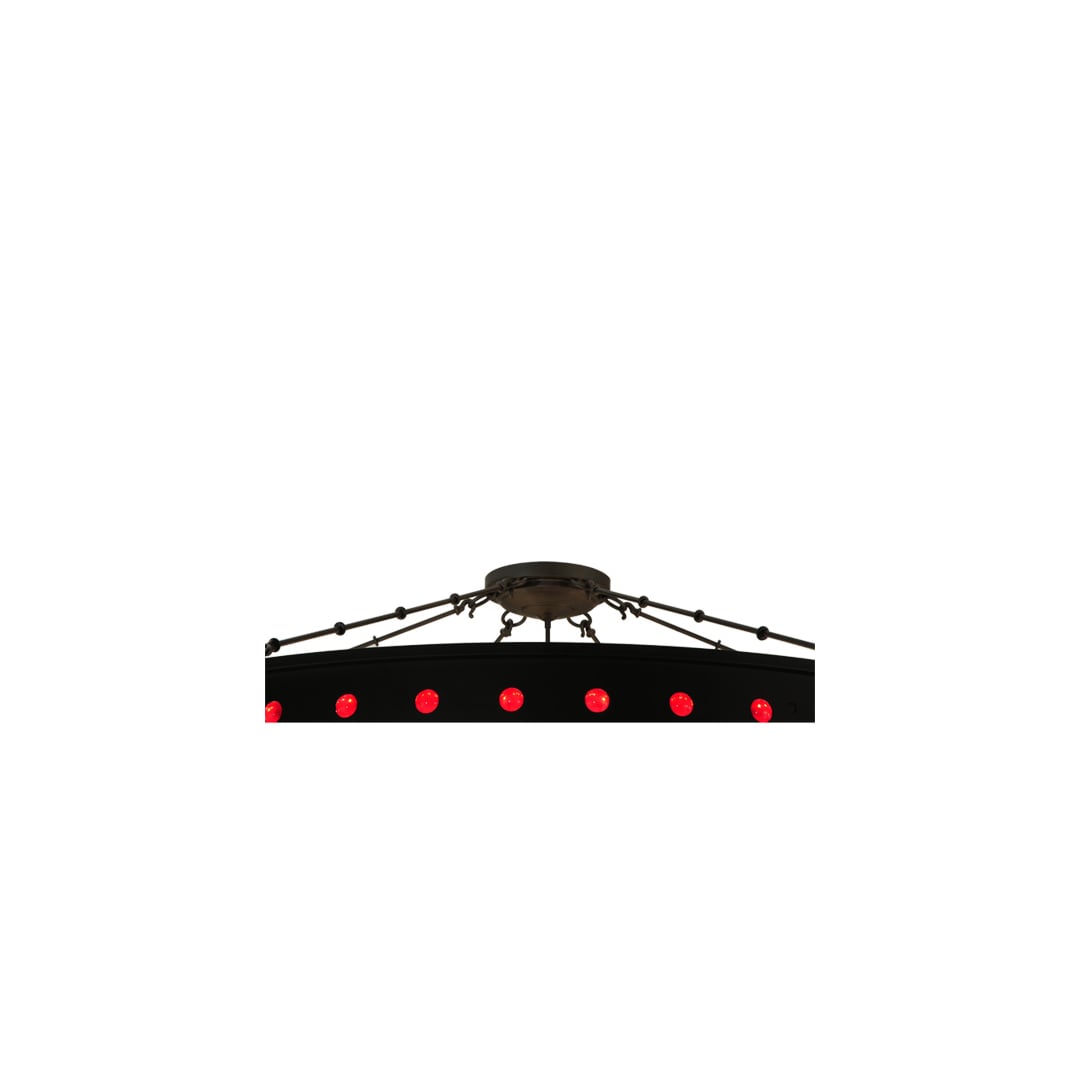 Jules 16 Light 72" Wide Semi-Flush Drum Ceiling Fixture