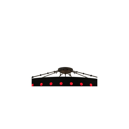 Jules 16 Light 72" Wide Semi-Flush Drum Ceiling Fixture