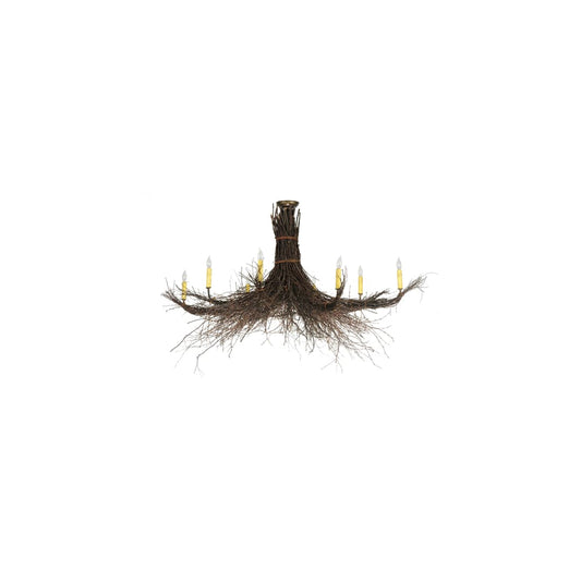Twigs 8 Light 64" Wide Taper Candle Style Chandelier