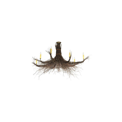Twigs 8 Light 64" Wide Taper Candle Style Chandelier