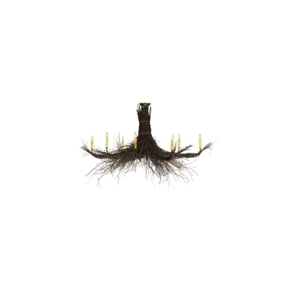 Twigs 8 Light 64" Wide Taper Candle Style Chandelier