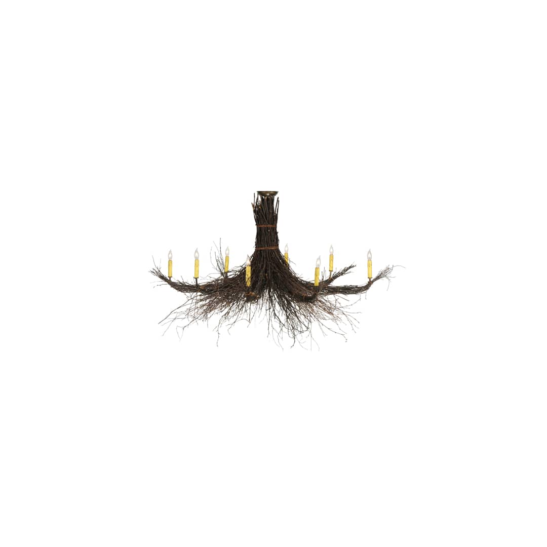 Twigs 8 Light 64" Wide Taper Candle Style Chandelier