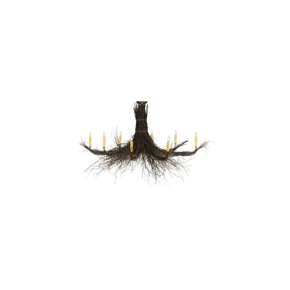 Twigs 8 Light 64" Wide Taper Candle Style Chandelier