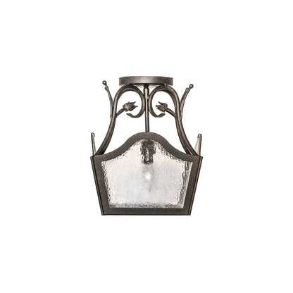 Terena 14" Wide Semi-Flush Square Ceiling Fixture
