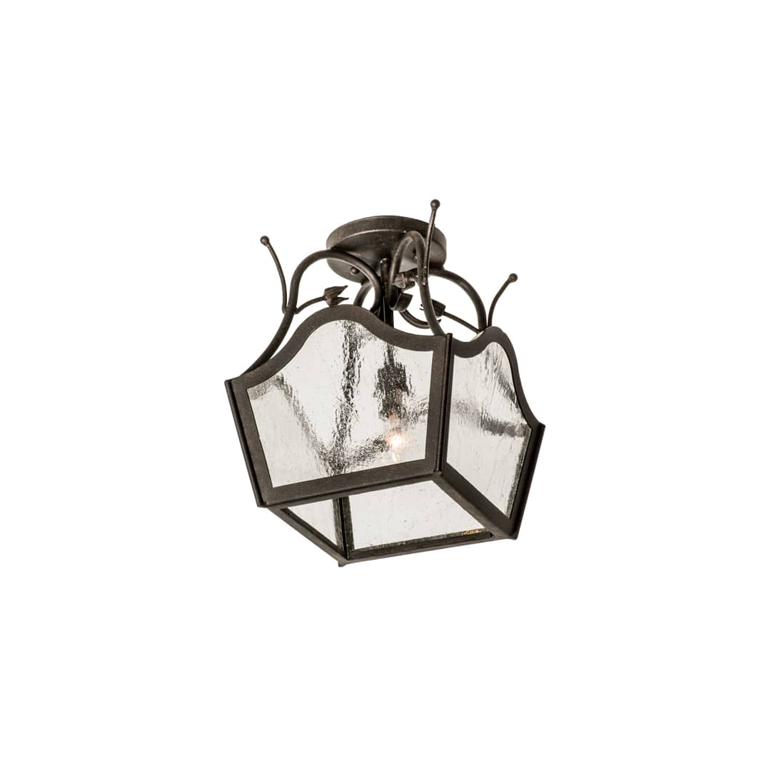 Terena 14" Wide Semi-Flush Square Ceiling Fixture