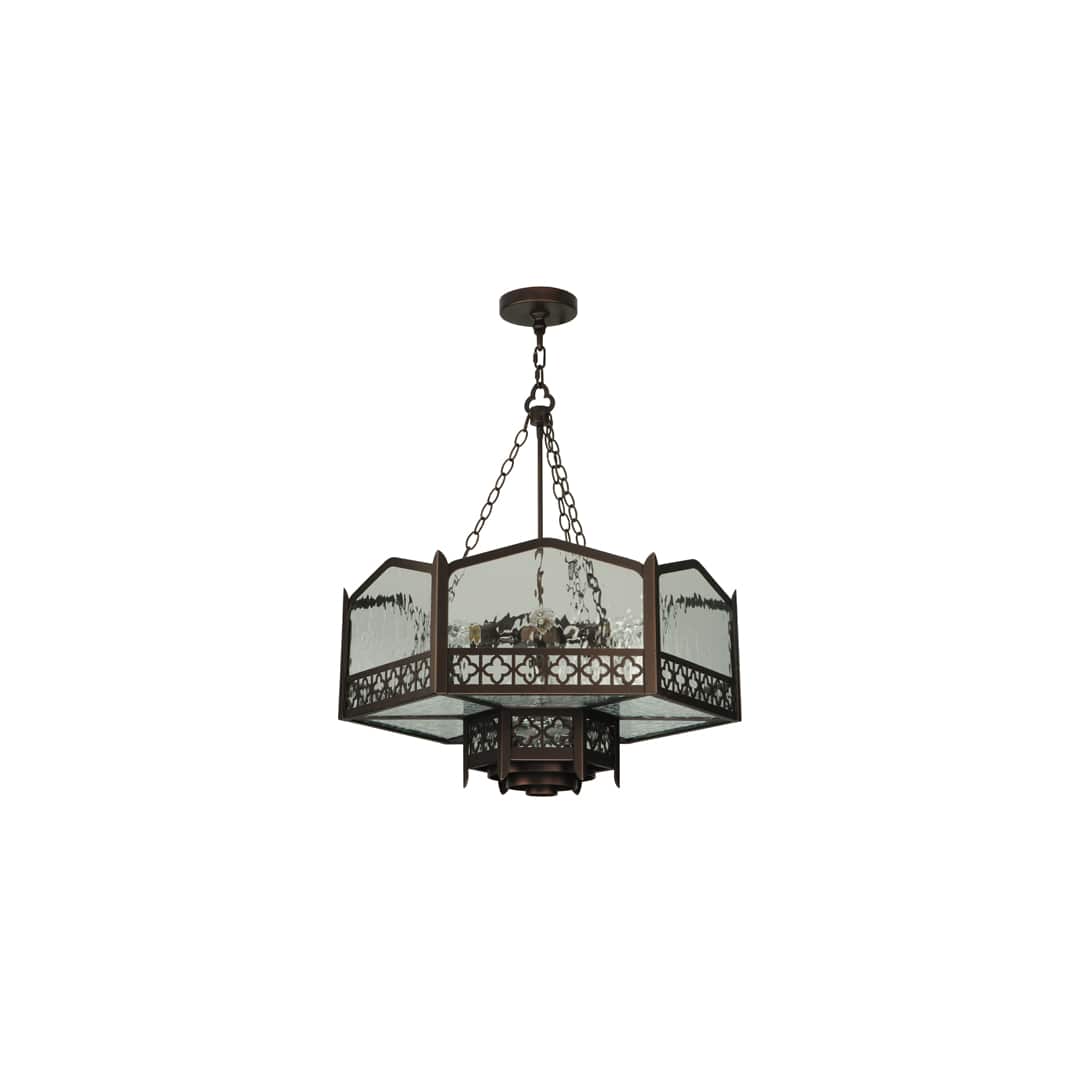 Church 6 Light 30" Wide Abstract Pendant