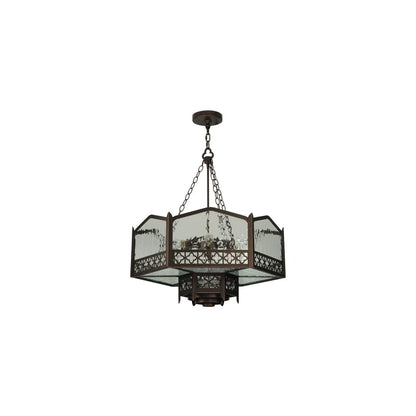 Church 6 Light 30" Wide Abstract Pendant