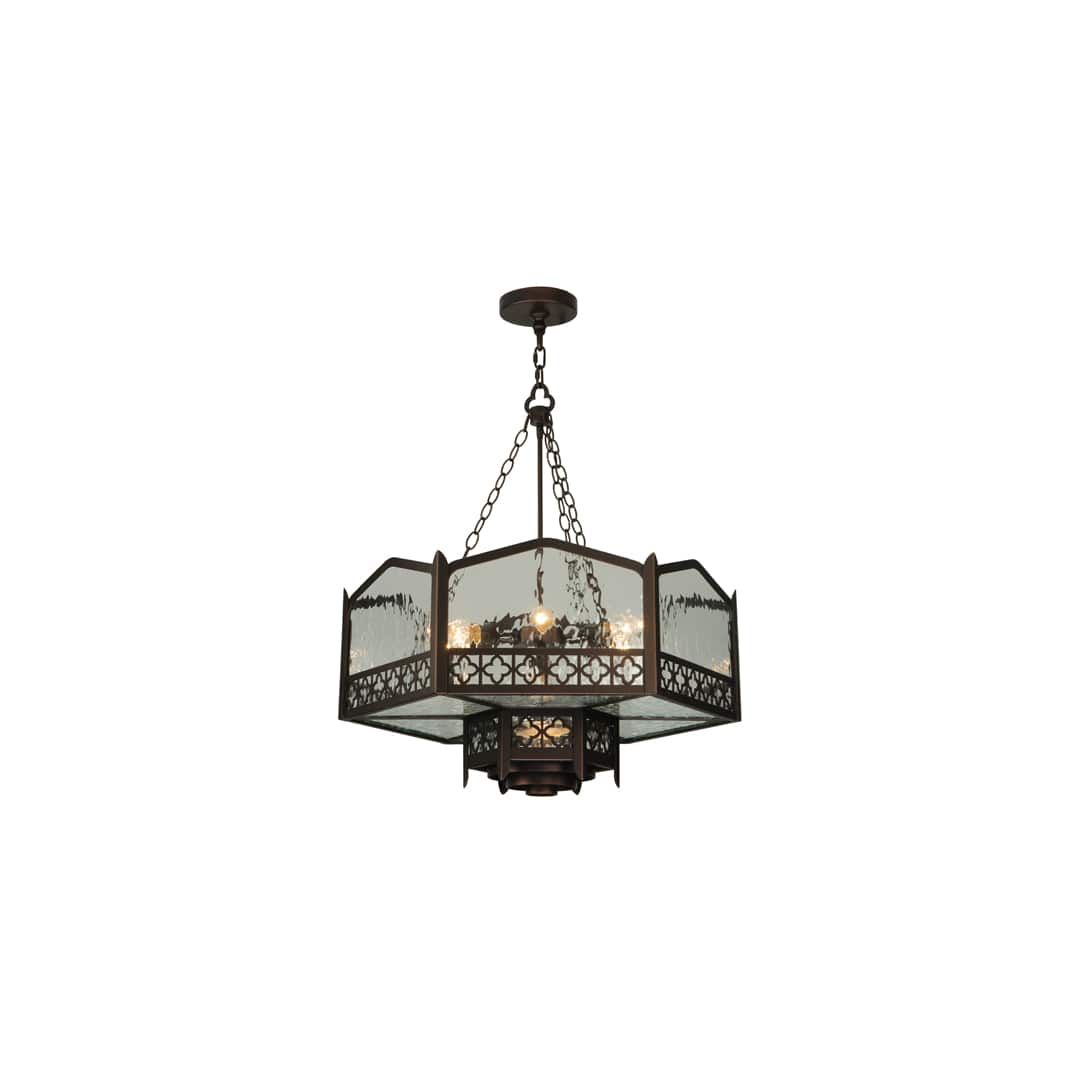 Church 6 Light 30" Wide Abstract Pendant