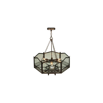 Church 6 Light 30" Wide Abstract Pendant