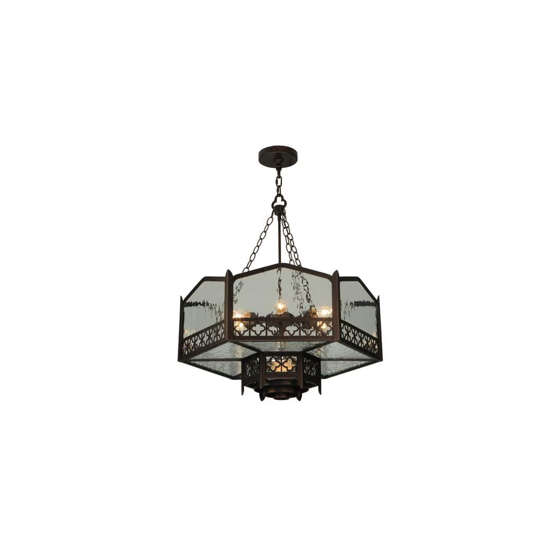 Church 6 Light 30" Wide Abstract Pendant